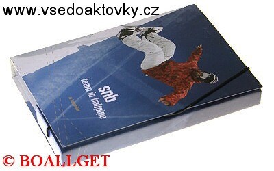 ŠKOLNÍ DESKY BOX A5 s gumičkou Snowboard
