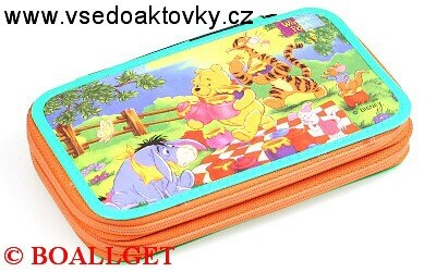 PENÁL MEDVÍDEK PÚ I, 2.zipový, omyvatelný  T10/3 D