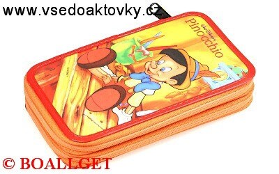 PENÁL PINOCCHIO I, 2.zipový, omyvatelný  T10/3 D