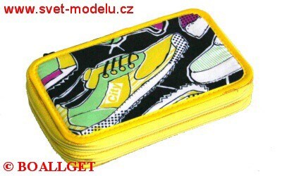 PENÁL BOTA, 2.zipový, omyvatelný  T10/3 D