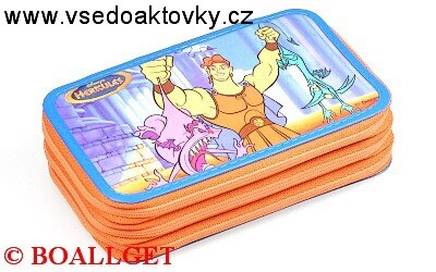 PENÁL  HERKULES, 3.zipový, umyvatelný