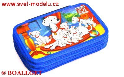 PENÁL  DALMATINI, 3.zipový, umyvatelný