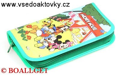 PENÁL MICKEY MOUSE III 1 .zipový, omyvatelný  T-47/1 D