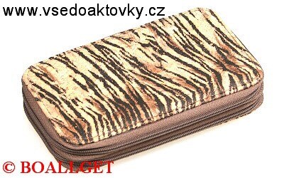 PENÁL žíhaný korek, 2.zipový  T-10/3 I