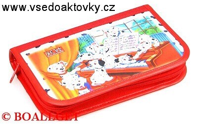 PENÁL DALMATIN 2, 1.zipový, 2 klopy, textil  T-48 D