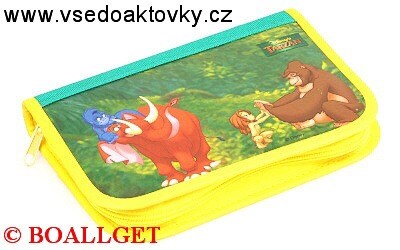 PENÁL TARZAN 2, 1.zipový, 2 klopy, textil  T-48 D