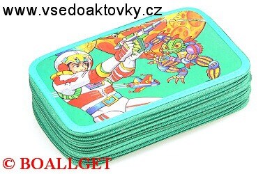 PENÁL Střelec, 3.zipový, umyvatelný  T10/4 B