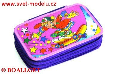 PENÁL Skateboard, 3.zipový, umyvatelný  T10/4 B