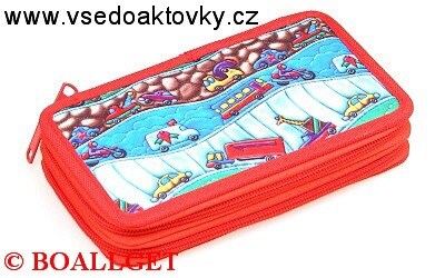 PENÁL Na cestě, 2.zipový, textil