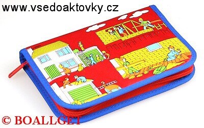 PENÁL Stavba, 1.zipový , textil