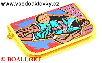 PENÁL Basketbalista, 1.zipový , omyvatelný