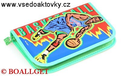 PENÁL Basketbalista, 1.zipový , omyvatelný