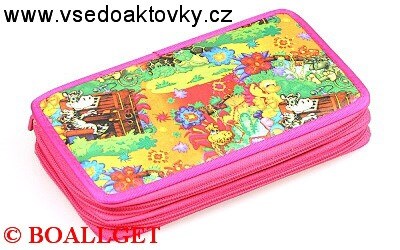 PENÁL Na dvoře, 2.zipový, textil