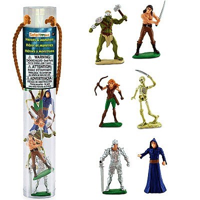 SAFARI 100750 TUBA HEROES & MONSTERS 6 MINIFIGUREK