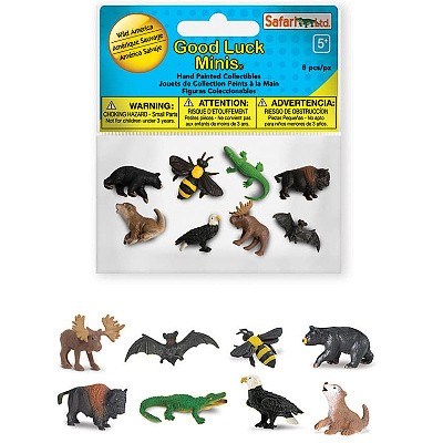 SAFARI 349922 MINIFIGURKY ZVÍŘATA DIVOKÉ AMERIKY