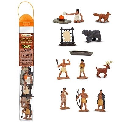 SAFARI 680304 TUBA INDIÁNI POWHATAN 12 MINIFIGUREK