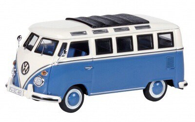 VOLKSWAGEN T1 SAMBA BLUE/WHITE LIMITED EDITION 1000 PCS.