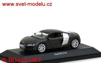 AUDI R8 V10 GREY BLUE LIMITED EDITION 1000 PCS.
