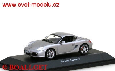 PORSCHE CAYMAN S 2ND GENERATION SILVER METALLIC LIMITED EDITION 1000 PCS.