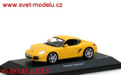 PORSCHE CAYMAN S 2ND GENERATION YELLOW LIMITED EDITION 1000 PCS.