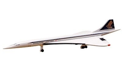 CONCORDE SINGAPORE AIRLINES w/ BRITISH AIRWAYS