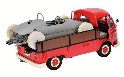 VOLKSWAGEN T1b WESTFALIA PRITSCHE PORSCHE WITH FORMEL VAU RENNWAGEN L.E. 1500 PCS.