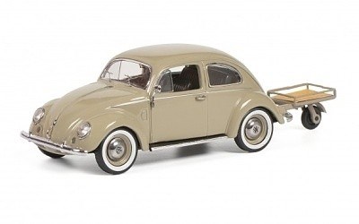 VOLKSWAGEN KAFER S PŘÍVĚSNÝM VOZÍKEM PORTER