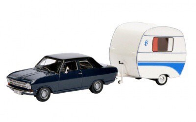 OPEL KADETT  S PŘÍVĚSEM KNAUS SCHWALBENNEST LIMITED EDITION 1500 PCS.