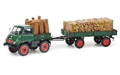 MERCEDES-BENZ UNIMOG 401 w/ TRAILER