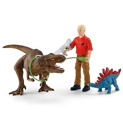 SCHLEICH 41465 ÚTOK TYRANOSAURA REXE