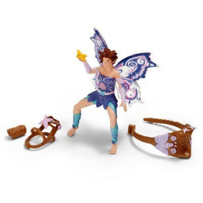 SCHLEICH ELF LIMEYA S JEZDECKÝM SETEM