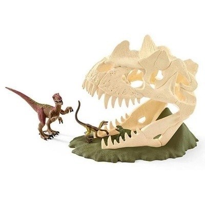 SCHLEICH 42348 LEBKA S VELOCIRAPTOREM A JETREM