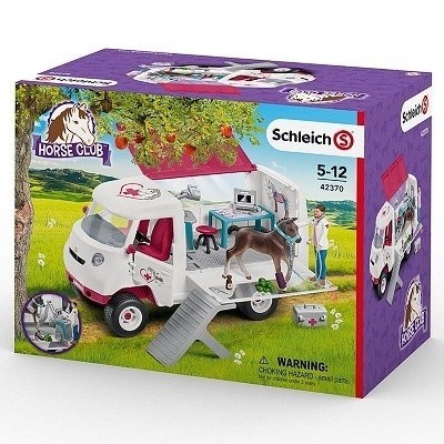 SCHLEICH 42370 MOBILN VETERINSK KLINIKA S KLISNOU A OTOVATELEM