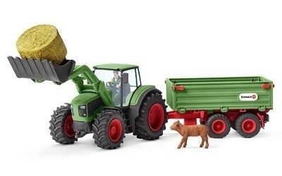 SCHLEICH 42379 TRAKTOR S PŘÍVĚSEM