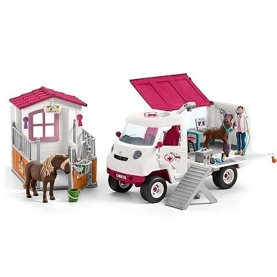 SCHLEICH 42381 MOBILN VETERINSK KLINIKA S KLISNOU A OTOVATELEM A STJ