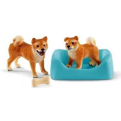 SCHLEICH 42479 RODINKA SHIBA INU