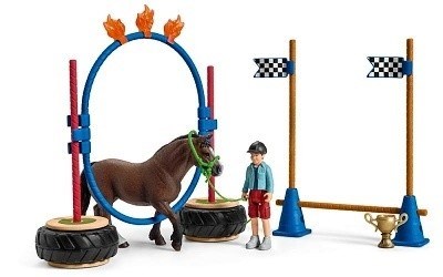 SCHLEICH 42482 ZVOD AGILITY PRO PONKY