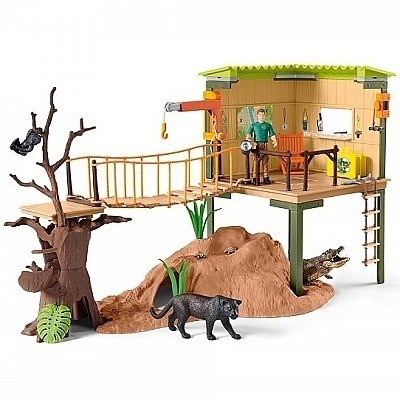 SCHLEICH 42507 DOBRODRUŽNÁ STANICE V DŽUNGLI