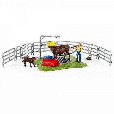 SCHLEICH 42529 MYCÍ KOUT PRO DOBYTEK