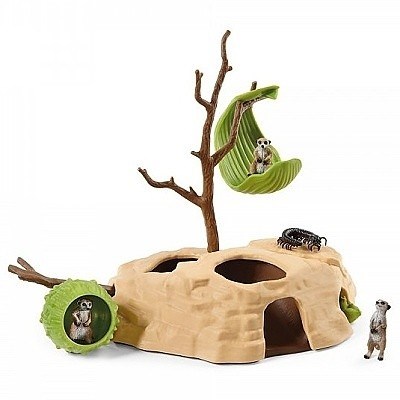 SCHLEICH 42530 SURIKATY A JEJICH HRAVÉ PROLÉZÁNÍ