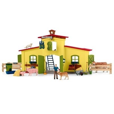 SCHLEICH 42605 VELKÁ FARMA SE ZVÍŘÁTKY A PŘÍSLUŠENSTVÍM