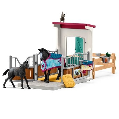 SCHLEICH 42611 BOX PRO KONĚ S KLISNOU A HŘÍBĚTEM
