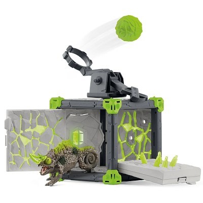 SCHLEICH 42677 ARÉNA BATTLECAVE KAMENNÝ CHAMELEON
