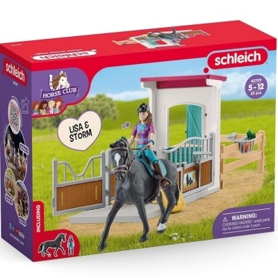 SCHLEICH 42709 BOX PRO KONĚ LISA A STORM
