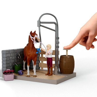SCHLEICH 42792 Sofie a mycí box pro koně