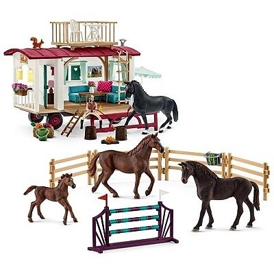 SCHLEICH 72141 KARAVAN A TRNINKOV PSLUENSTV S KONKY