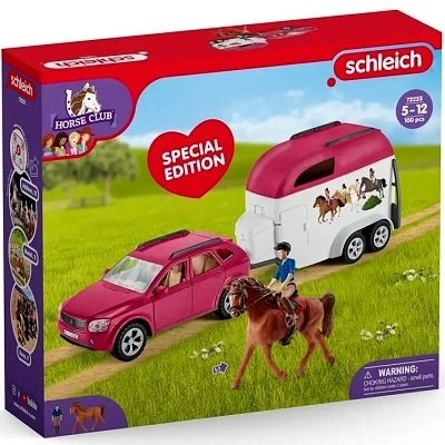 SCHLEICH 72223 AUTO S PVSEM NA PEVOZ KON SPECIAL EDITION
