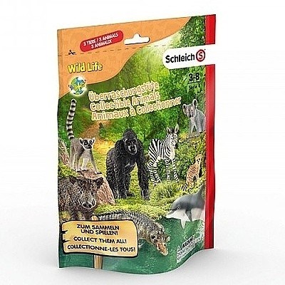 SCHLEICH 87862 SÁČEK S PŘEKVAPENÍM WILD LIFE  AFRIKA L SÉRIE 4
