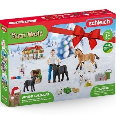 SCHLEICH 98243 ADVENTNÍ KALENDÁŘ FARMA DOMÁCÍ ZVÍŘETA 2022