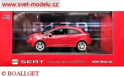 SEAT IBIZA SC 2013 RED